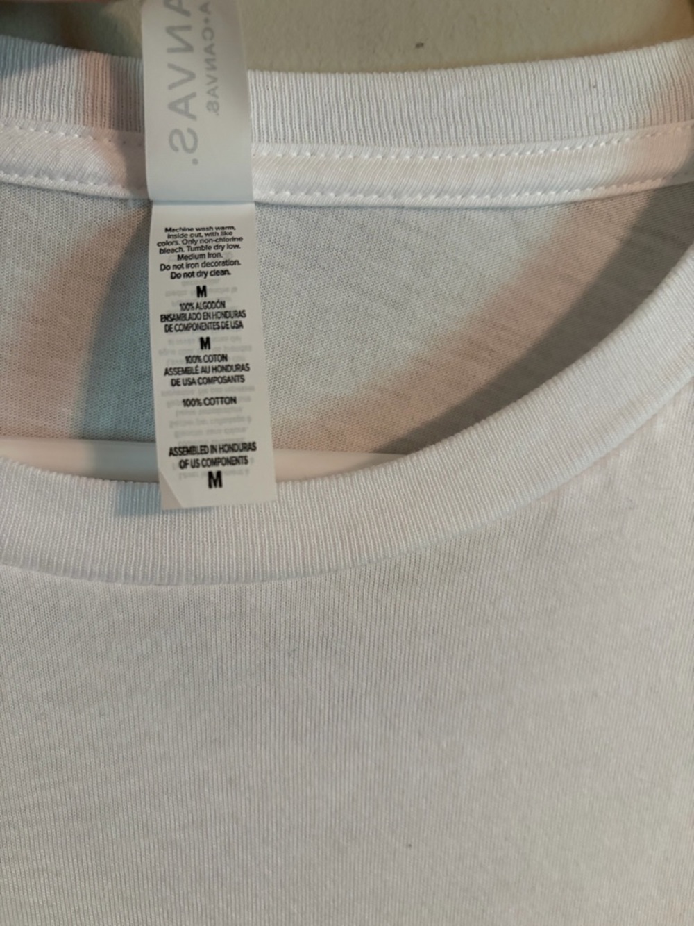Bella Canvas White Crewneck Long Sleeve Tee - Taylor Swift Reputation Concert - Picture 7 of 7
